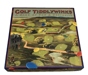 Golf Tiddlywinks - A Game of Fun & Dexterity by Past Times New Sealed Inside