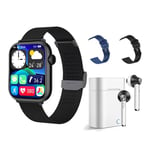 Pack Flash Montre Connectée IP67 Modèle Inspiria et Écouteurs TWS Modèle Jeez Eko Noir