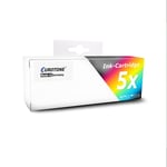 5X Eurotone Cartridge Alternative For Epson T0715 T0711 T0712 T0713 T0714 Gepard