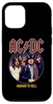 Coque pour iPhone 12/12 Pro ACDC Highway To Hell Circle Rock Music Band