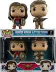 Funko Pop! Heroes - 2 Pack Wonder Woman & Steve Trevor Vinyl Action Figure