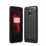 Fibre Brushed Cover for OnePlus 6T - Black