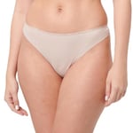 Tommy Hilfiger String Femme Thong sans Couture, Beige (Balanced Beige), L