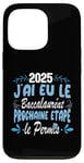 Coque pour iPhone 13 Pro Baccalauréat 2025 Cadeau félicitation BAC Permis de conduire