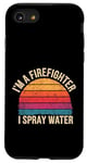 Coque pour iPhone SE (2020) / 7 / 8 I'm A Firefighter I Spray Water Sauvetage Humour |--