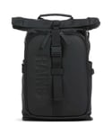 Rains Texel Moulded Rolltop backpack black