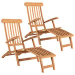 Mer Hemma Bali däckstol teak natur 2-pack