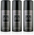 David Beckham Instinct Body Spray Deodorant, 150ml Pack of 3