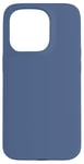 Coque pour iPhone 15 Pro Couleur bleu cadet simple