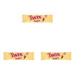 Twix Caramel Chocolate Fingers Biscuit Snack Bars Multipack 16x20g (Pack of 3)