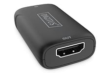 DIGITUS DS-55521 Répéteur HDMI, Extender, Amplificateur de Signal - UHD 4K 60 Hz Max. 15 m - Full HD (1920 x 1080p) Max. 20 m - HDMI 2.0b, HDCP 2.2 1.x, HDR10, HDR10+, HLG, DolbyVision