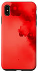 Coque pour iPhone XS Max Rouge Art Abstrait Minimal Esthétique