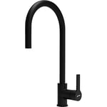 Kitchen Sink tap Made of Brass with a Pull-Out spout from Smeg Universal - Black matt - MID2MN