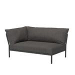 Houe - LEVEL 2 Corner - Right - Dark Grey - Utendørs sofaer - Henrik Pedersen