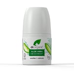 Dr Organic Aloe Vera Deodorant, Aluminium Free, Mens, Womens, Natural, Vegan, Cruelty-Free, Paraben & SLS-Free, Recycled & Recyclable, Organic, 50ml, Packaging may vary