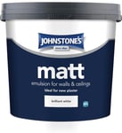 Brilliant White 5L Matt Emulsion Paint - Easy Apply, Smooth Finish, Interior Use