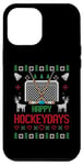 Coque pour iPhone 15 Pro Max Happy Hockey Days Hockeydays Pull de Noël moche