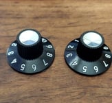 X2 Fender amplifier knobs 1960s/70s Vintage / boutons fender ampli vintage twin