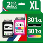 123CONSOMMABLES - 301XL Cartouches d'encre Remplacement pour HP 301 XL Noir et Couleur Grande Capacité Encre pour HP Envy 4500 4507 5530,DeskJet 1000 1510 2540 3050,OfficeJet 2620 2622 4630