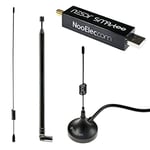 NooElec NESDR SMArTee Bundle Premium RTL-SDR avec té intégré, boîtier en aluminium, 0.5PPM TCXO, entrée SMA et 3 antennes. Radio d