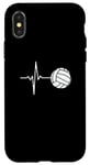 iPhone X/XS Volleyball Volleyball Player Heartbeat Volleyball Lover Case