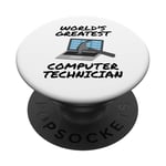 Le plus grand technicien informatique du monde PopSockets PopGrip Adhésif