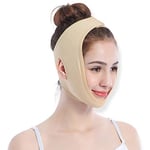 Zxx Thin Face Belt，Face-Lifting Bandage Artifact V Face Double Chin Lifting Firming Sleep Massage Mask, 4 Facial Lifting Belt (Size : S)