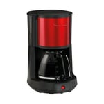 MOULINEX - Cafetière Subito 10-15 tasses noir rouge