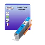 Cartouche compatible avec Canon CLI571 XL Cyan pour Canon Pixma MG5750, MG5751, MG5752, MG5753, MG6850, MG6851