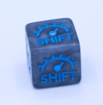 Gaslands: Skid Dice Blue (5)