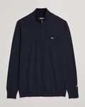 J.Lindeberg Kian Tour Merino Half Zip Navy