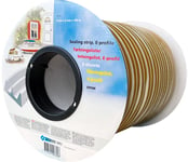 Tetningslist E-profil hvit, 1,5–3,5 mm 100 m, Stokvis Tapes