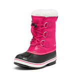 Sorel Yoot Pac Nylon Wp Unisex Kids Winter Boots, Bright Rose 2023, 3 UK