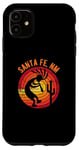 Coque pour iPhone 11 Santa Fe New Mexico USA Dancing Kokopelli Design vieilli