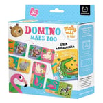 Domino små zoo spel + bok.