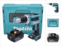 Makita DFS 452 G1J Akkukäyttöinen ruuvinväännin kipsilevylle 18 V + 1x akku 6,0 Ah + Makpac - laturi ei kuulu mukaan pakettiin