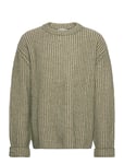 Hope Heavy Rib-Knit Sweater Khaki Green