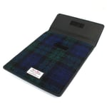 Harris Tweed Mini  Tablet Case Black Watch NEW