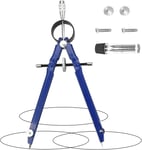 Compas De Mesure, Boussole Professionnelle Avec, Compas ¿¿ R¿¿Glage Rapide, Compas Professionnel, Compas En Acier Inoxydable 24cm, Vis Et Noyau En Plomb, Pour Compas De Dessin