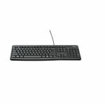 Tangentbord Logitech Keyboard K120 for Business Svart QWERTY