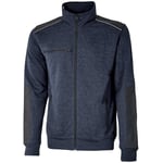 U-power - Veste de travail zippée snug - Bleu xl