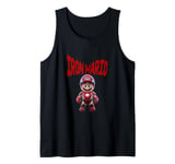 Iron Mario Cartoon Design Tank Top