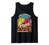 Dad-to-be LEVEL COMPLETE PAPA 2025 Gaming Vintage Tank Top