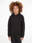 Calvin Klein Kids' Mono Logo Embroidered Towelling Joggers, Black