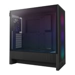 NZXT H5 Flow RGB Mid Tower Tempered Glass E-ATX PC Gaming Case - Black