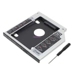 2nd 2.5'' SATA HDD SSD Hard Drive Disk DVD CD ROM Optical SuperDrive Caddy Tray