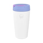 KeepCup Traveller, Reusable Travel Mug - Vacuum Insulated Stainless Steel Cup with Leakproof Sipper Lid - 16oz/454ml - Twilight