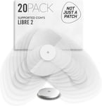 Not  Just  a  Patch  Freestyle  Libre  2  Sensor  Covers ( 20  Pack )  CGM  Sens