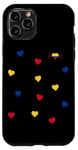 Coque pour iPhone 11 Pro Colombian Heart Pride National Colors Love