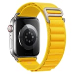 Alpine Loop Band För Apple Watch Rem 49mm 44mm 40mm 45mm 41mm 42mm 38mm 38 40 44 45 Mm Armband Iwatch Ultra Series 7 6 3 Se 8 yellow 42 44 45 49mm